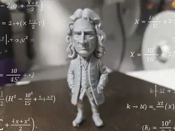 Chibi Legendary Greats Series-Isaac Newton - Free 3D Print Model