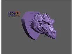 Dragon Head Wall Mount (Trophy)