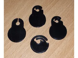 Easily Removable Shopping Trolly Cart Token 1 Euro