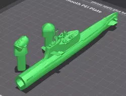 North Korea Sinpo-C aka Mod Romeo SSB Hero Kim Kun Ok 3D print model