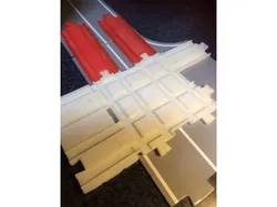 Plarail tram rail cross.
