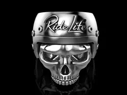 Ride Life skull ring 3D print model