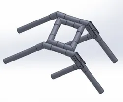 Rocker bogie chassis (Moon rover)