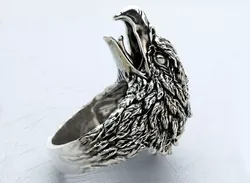 Screaming eagle ring 3D print model