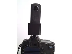 Support Ricoh Theta S sur griffe flash Reflex