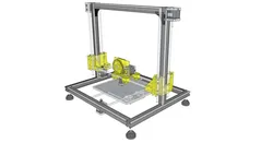 3Drag / K8200 redesign sketch, prusa-like design