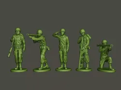 American soldier ww2 A4 Pack