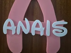 Anais name - Free 3D Print Model