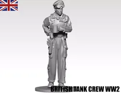 British Tank crew ww2 04 3D print model