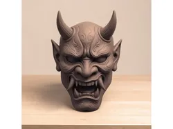 Devil mask - Free 3D Print Model