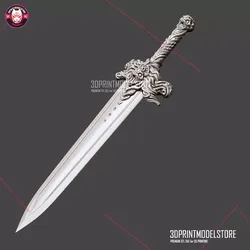 Devil Sword Dark Weapon STL Costume Cosplay 3D print model