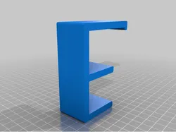Headphone holder for ikea table