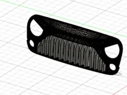 Jeep Calandre Angry - Free 3D Print Model