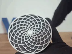 Kinetic Moire pattern coaster / fidget - Free 3D Print Model