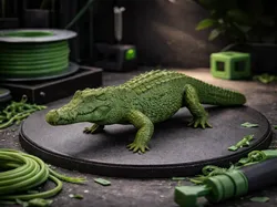 Realistic Crocodile - Free 3D Print Model