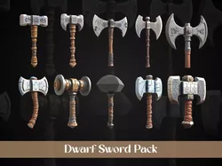 Stylized Dwarf Sword Pack