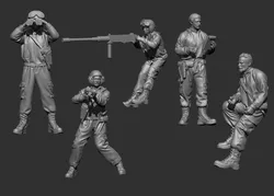 USA tank crew ww2 45 3D Model Pack