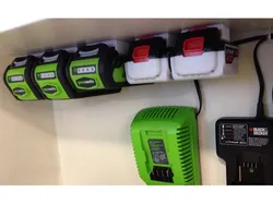 Black and Decker 20v battery wall or under cabinet mount