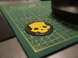 Helldivers logo Badge  - Free 3D Print Model