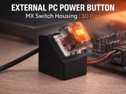 Mini PC Power Button Case for Keyboard Switch - Free 3D Print Model