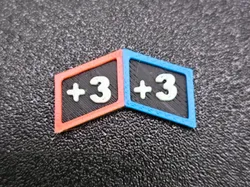 MTG +3+3 Counter - Free 3D Print Model
