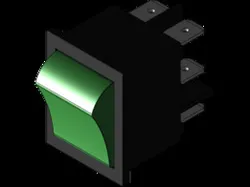 Rocker Switch / Wippschalter 2 pol