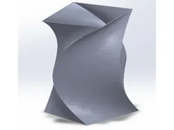 Square Lofted Vase