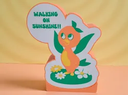 Sunshine Orange Bird Fan Art (Lightbox) - Free 3D Print Model