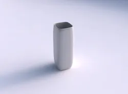 Vase quadratic tall smooth 3D print model