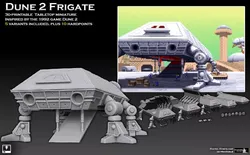 Dune 2 Frigate 3D print model