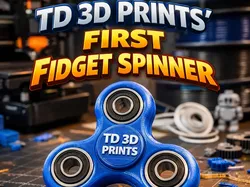 Fidget Spinner with TD 3D Plugs - Free 3D Print Model