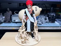 Gaara of the Desert - 22cm High-Detail Statue - Free 3D Print Model