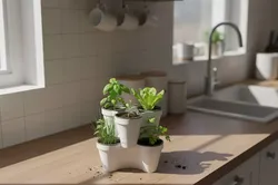 Herb Garden Planter STL Vertical Modular Design 3D print model