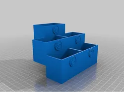 Thingiverse Pen Rack Land Station (MTG) - Free 3D Model | STLFinder