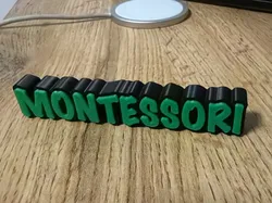 Montessori Table Decoration  - Free 3D Print Model