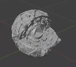 Plant Cell Cross-Section 3D Model 3D print model