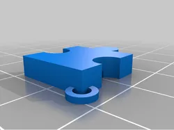 Puzzle piece keyrings