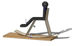 Rocking Chair-Kursi Goyang Animation in Solidworks
