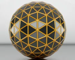 Tessellated sphere/Geodesic Sphere - 320 windows