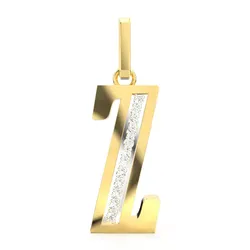 Z SCRIPT DIAMOND PENDANT 3D print model