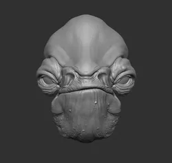 Admiral Raddus Headsculpt for Action Figures 3D print model