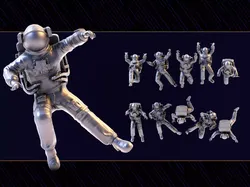 Astronaut 03 3D print model