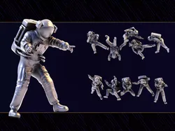 Astronaut 04 3D print model