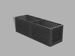Basket with honeycomb pattern - Free 3D Print Model