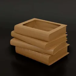 Books pot planter 3D print model