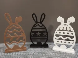Cute Easter Egg Bunnies - Free 3D Print Model