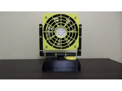 Desktop Cooling FAN & LED Light - DeskFAN 3D Design