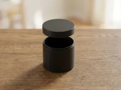 Editable Cylinder with Lid (threadless) - Free 3D Print Model
