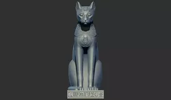 Egyptian Cat Goddess Bastet stl 3d printable model  3D print model