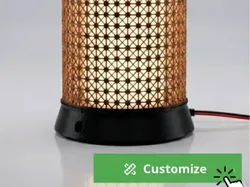 Parametric Japanese  Lamp | 19 Patterns   - Free 3D Print Model